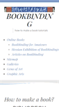 Mobile Screenshot of bookbinding.com